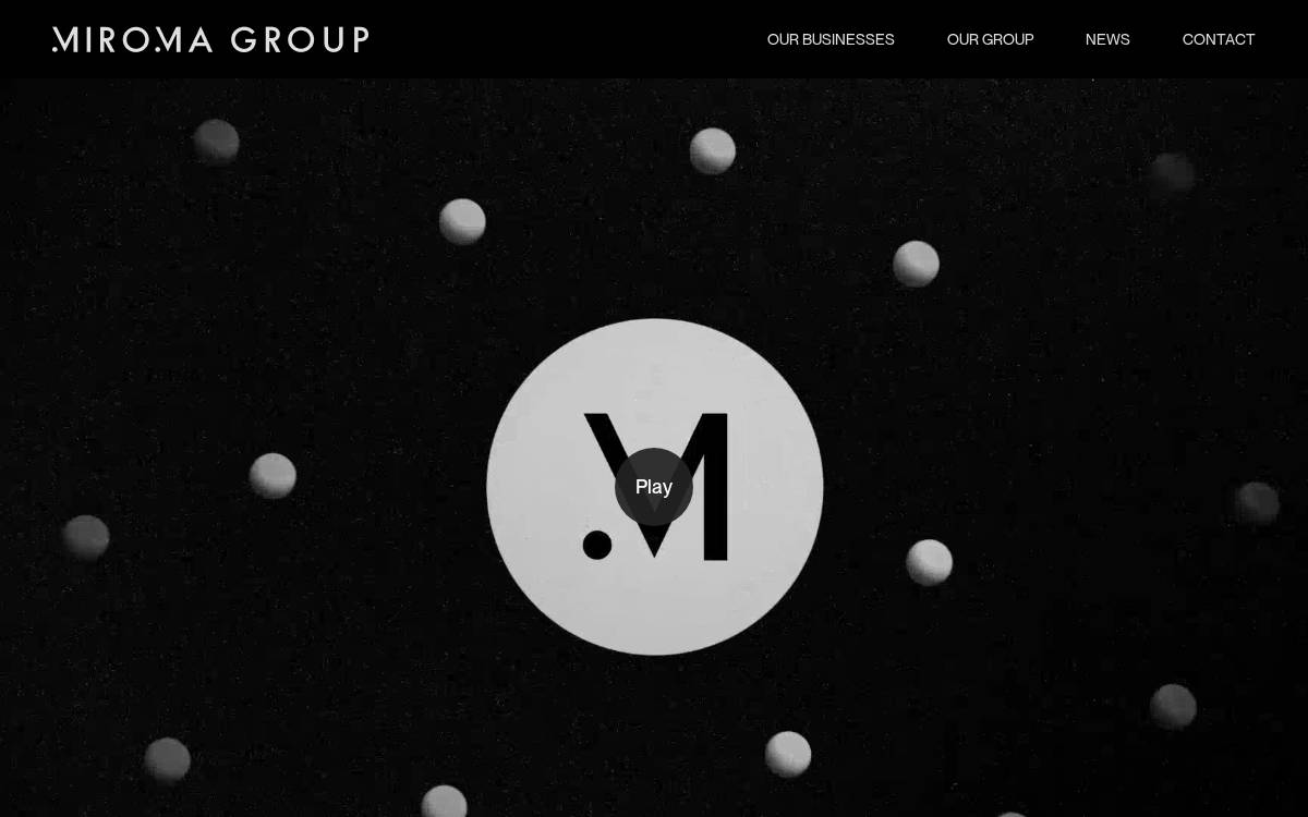 Miroma Group website preview