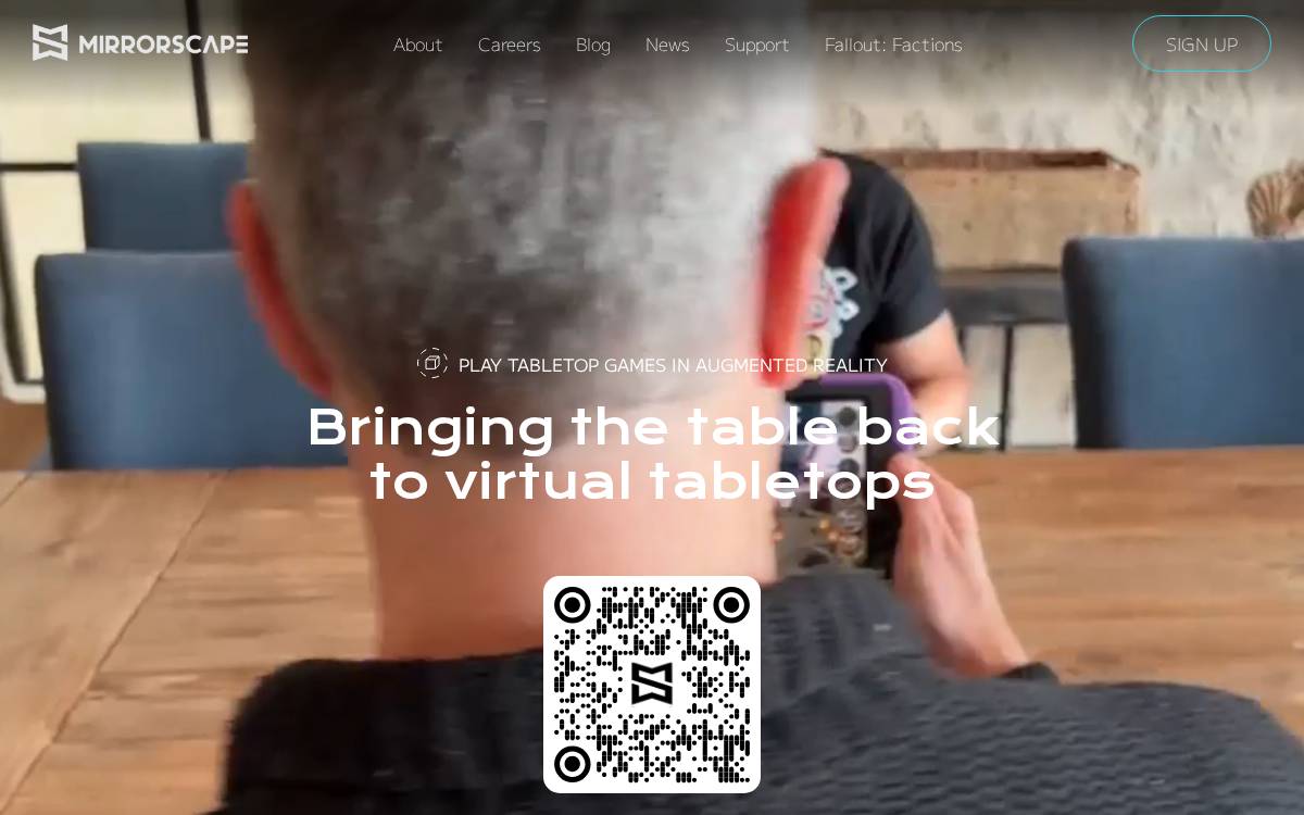 Mirrorscape website preview