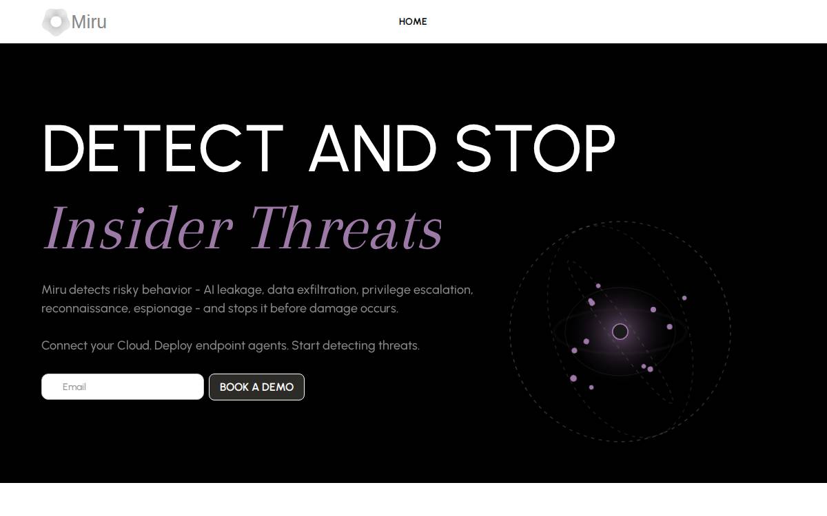 Miru Labs website preview