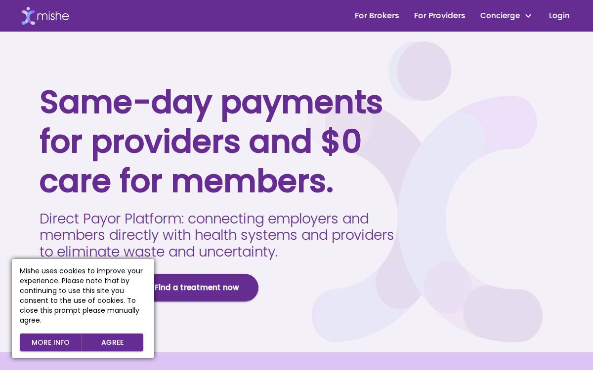 mishe website preview