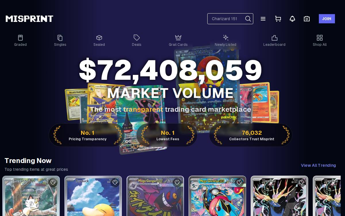 Misprint website preview
