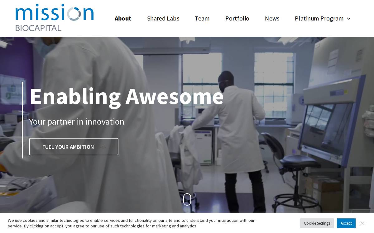 Mission BioCapital Platinum Program Holdings LLC website preview