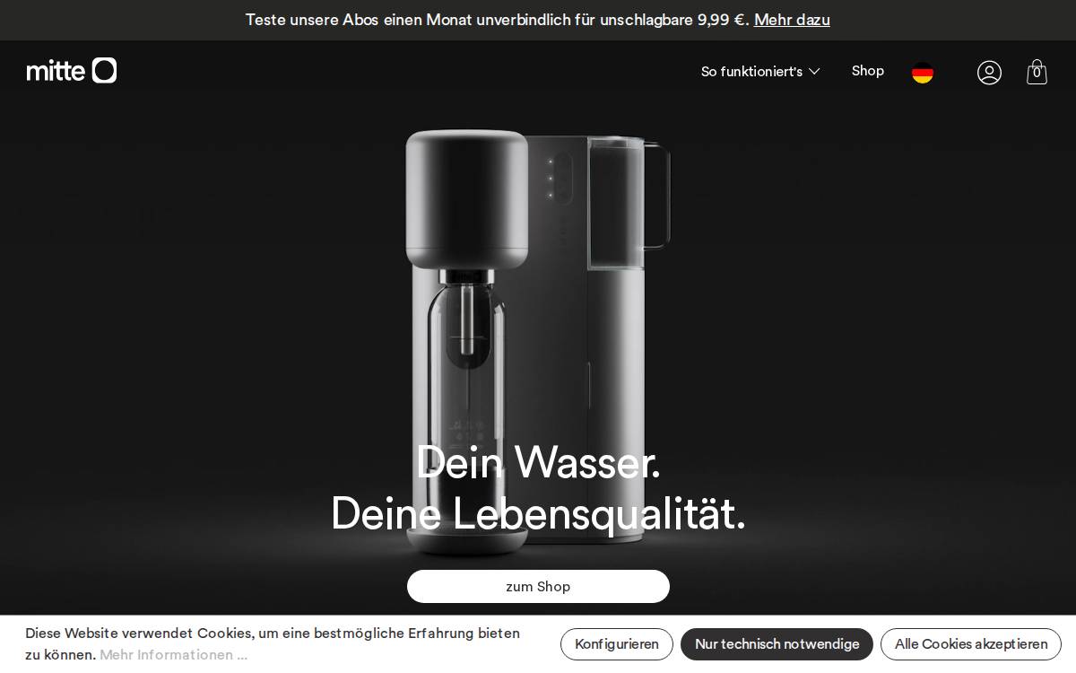 Mitte website preview