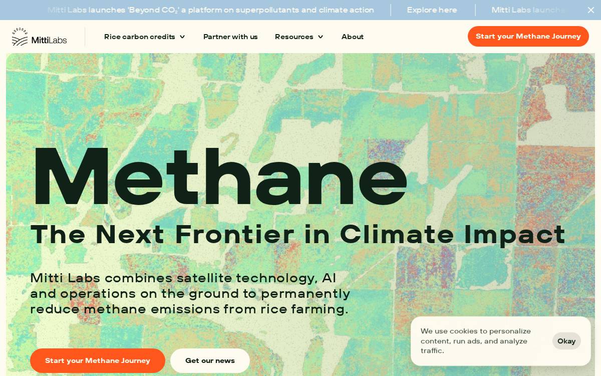 Mittilabs website preview