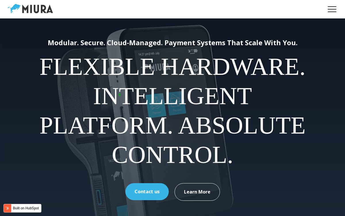 Miura Systems website preview