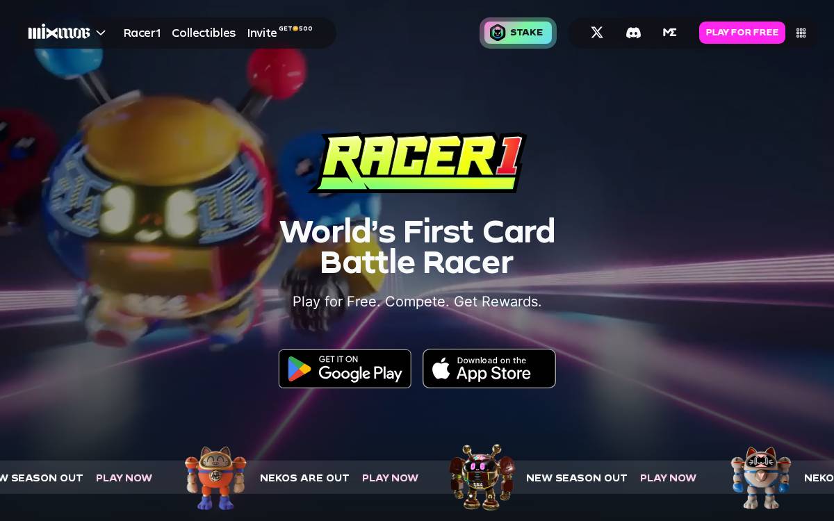 Mixmob website preview
