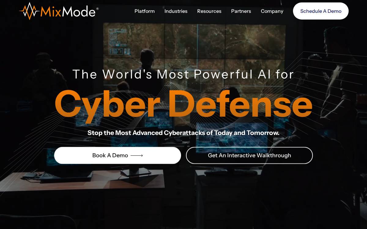 MixMode website preview