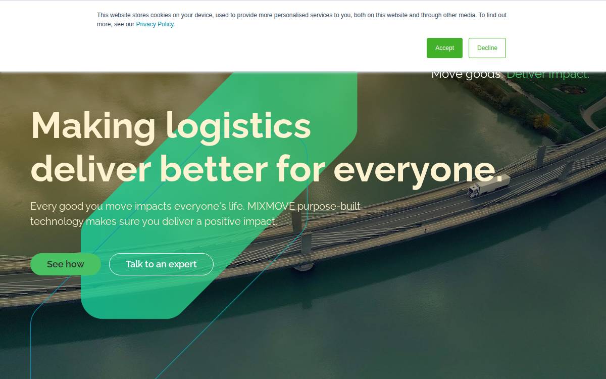 MixMove website preview