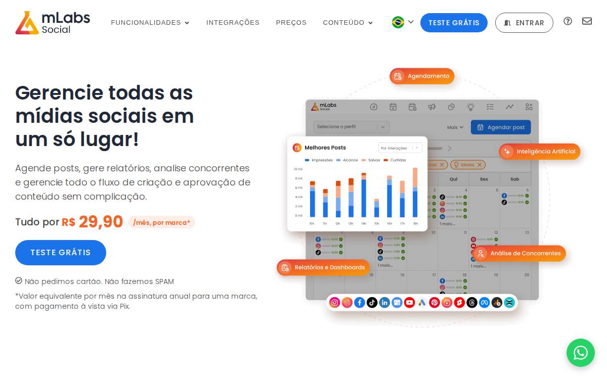 mLabs website preview