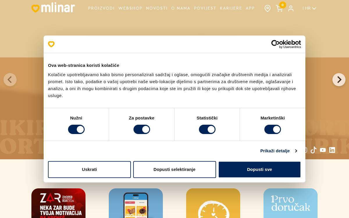 Mlinar website preview