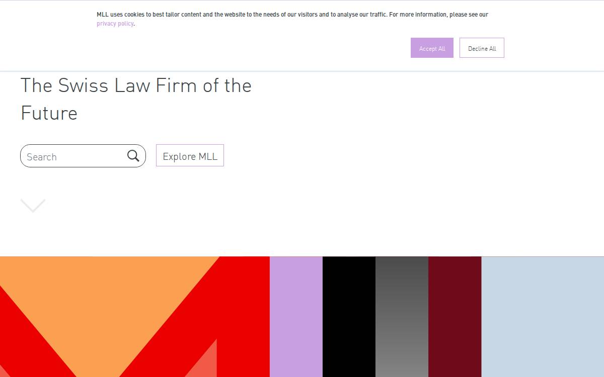 Mll Legal website preview