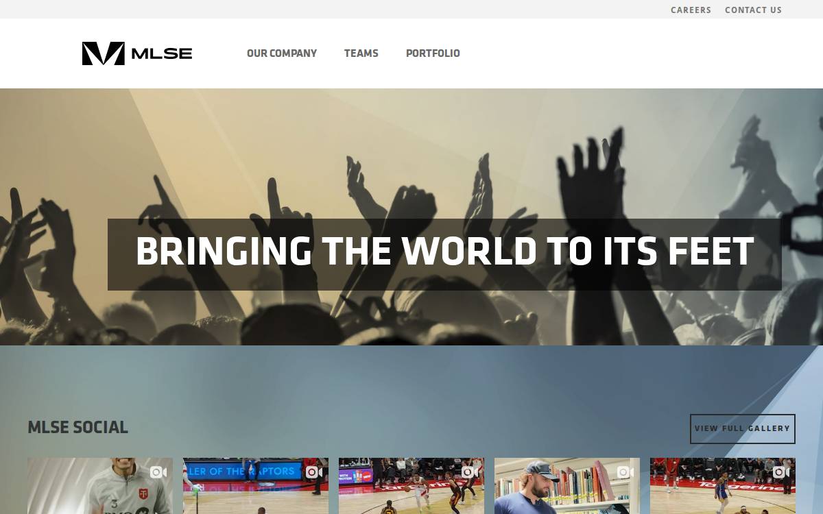 Mlse website preview