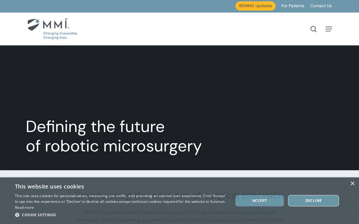 Medical Micro Instruments website preview