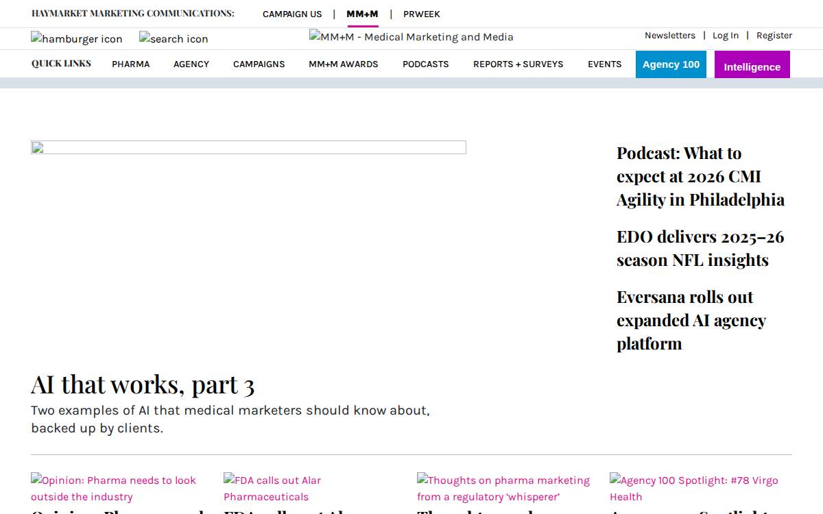 Mmm Online website preview