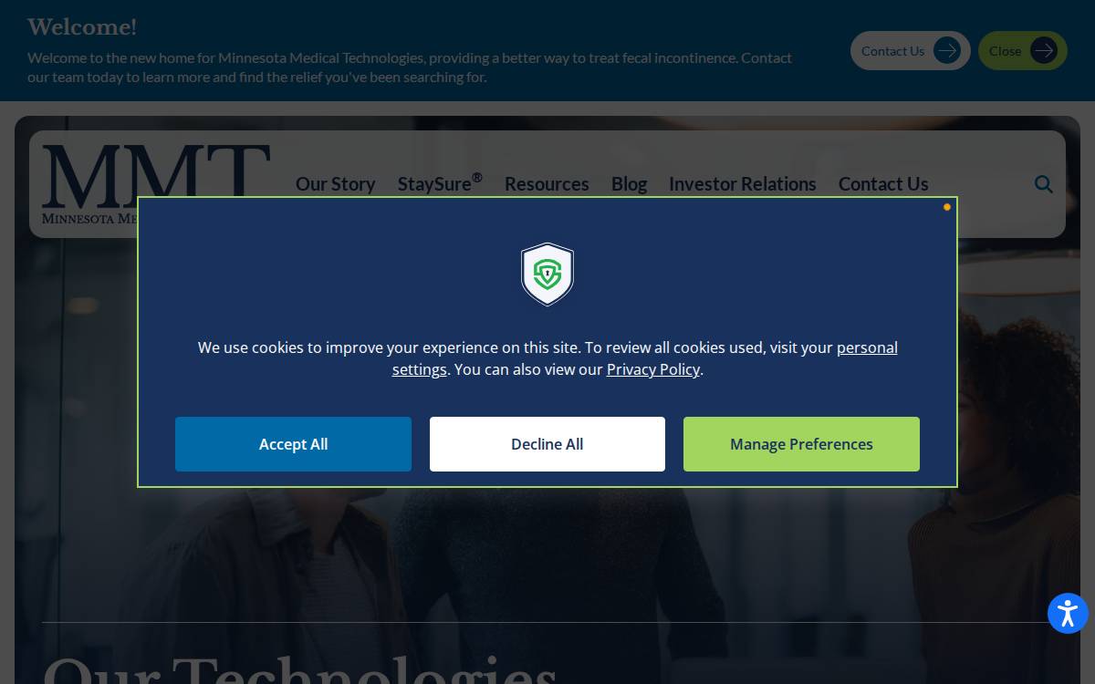 Mnmedicaltechnologies website preview
