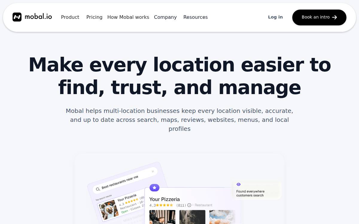 Mobal website preview