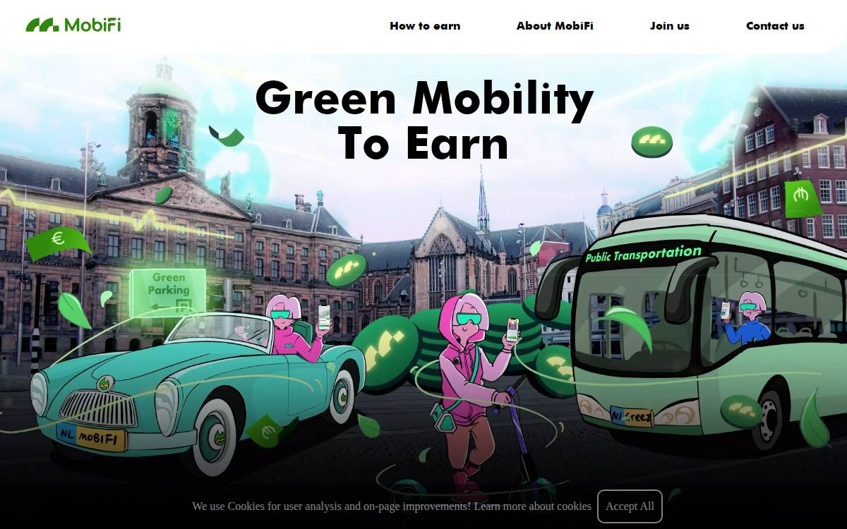 Mobifi website preview