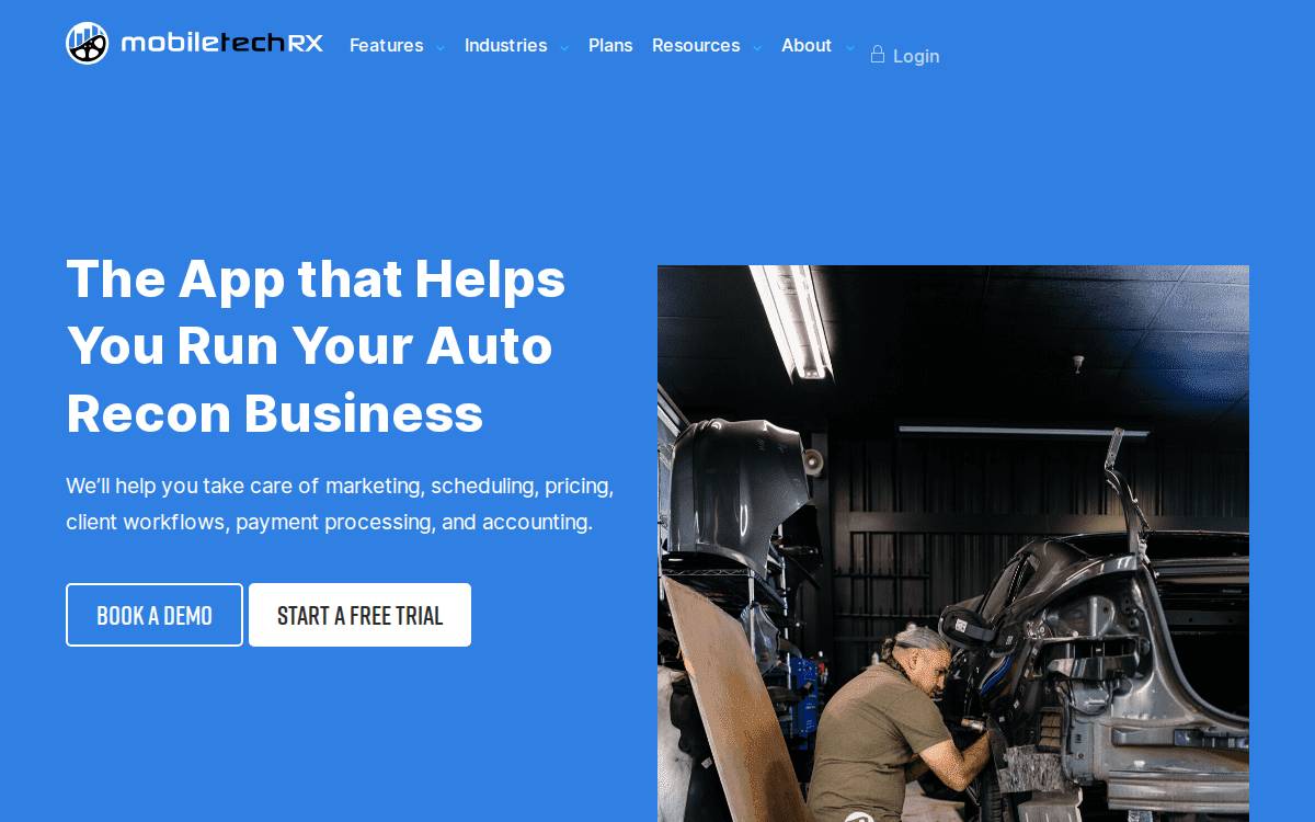 Mobile Tech Rx website preview