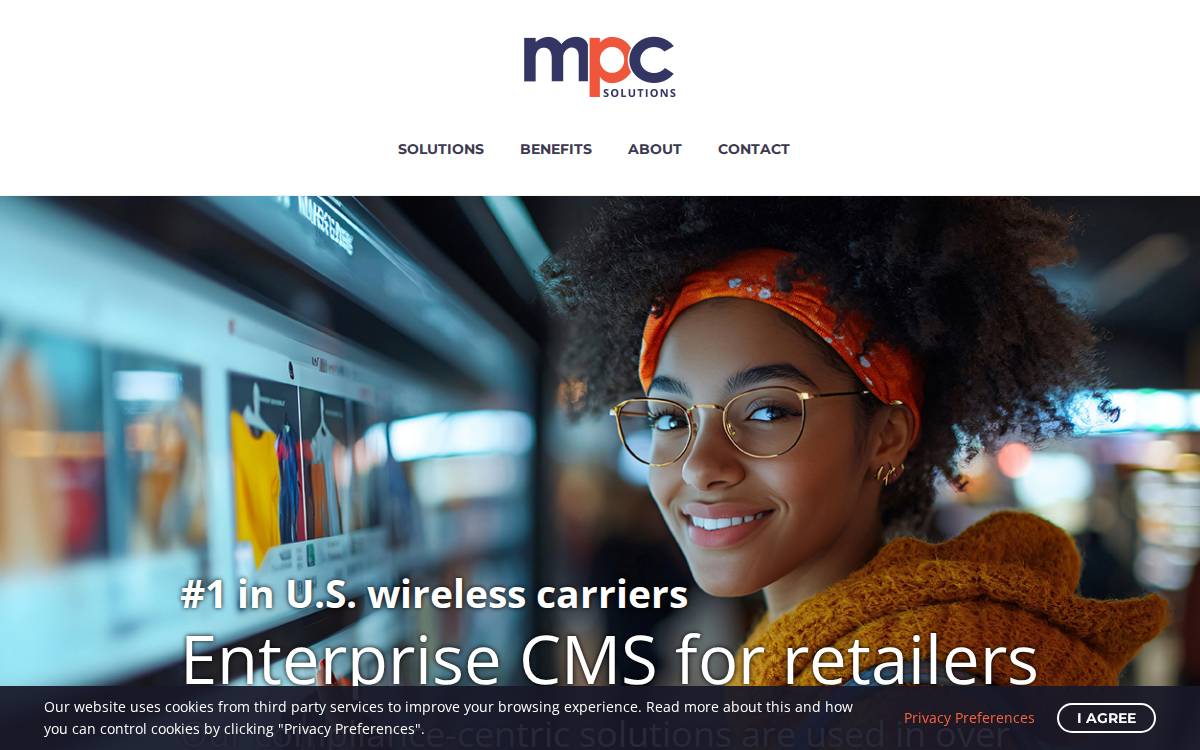 Mobile Price Card website preview