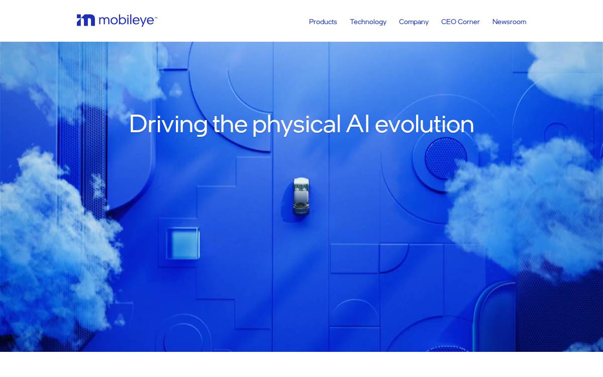 Mobileye website preview