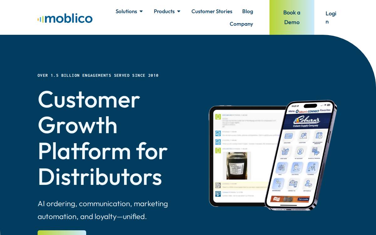 Moblico website preview