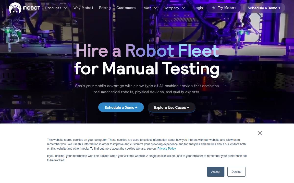 Mobot website preview