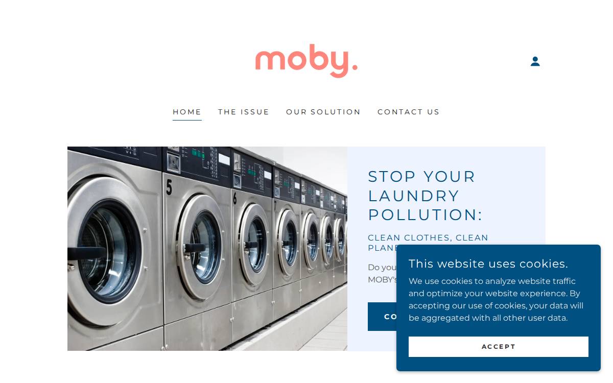 Moby website preview