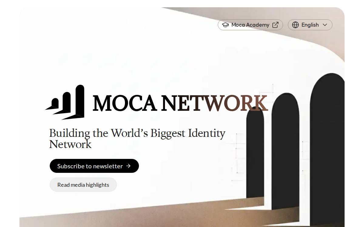 Moca Network website preview