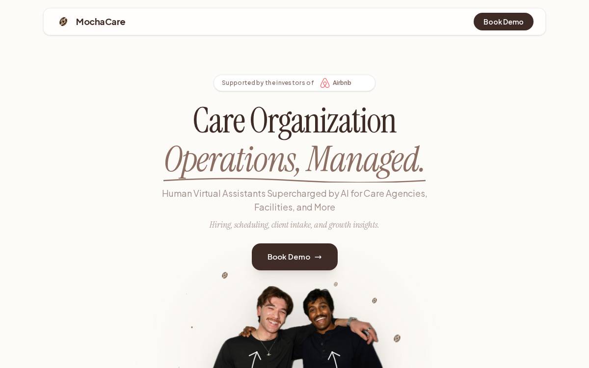 MochaCare website preview