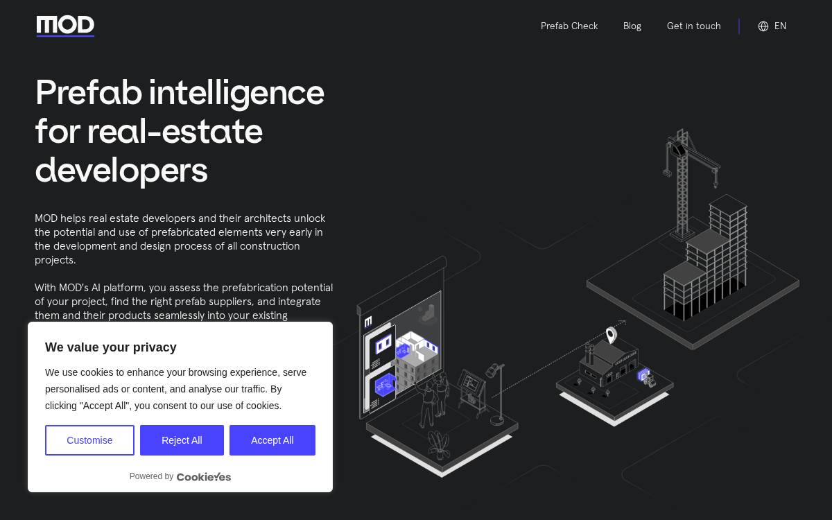 MOD website preview