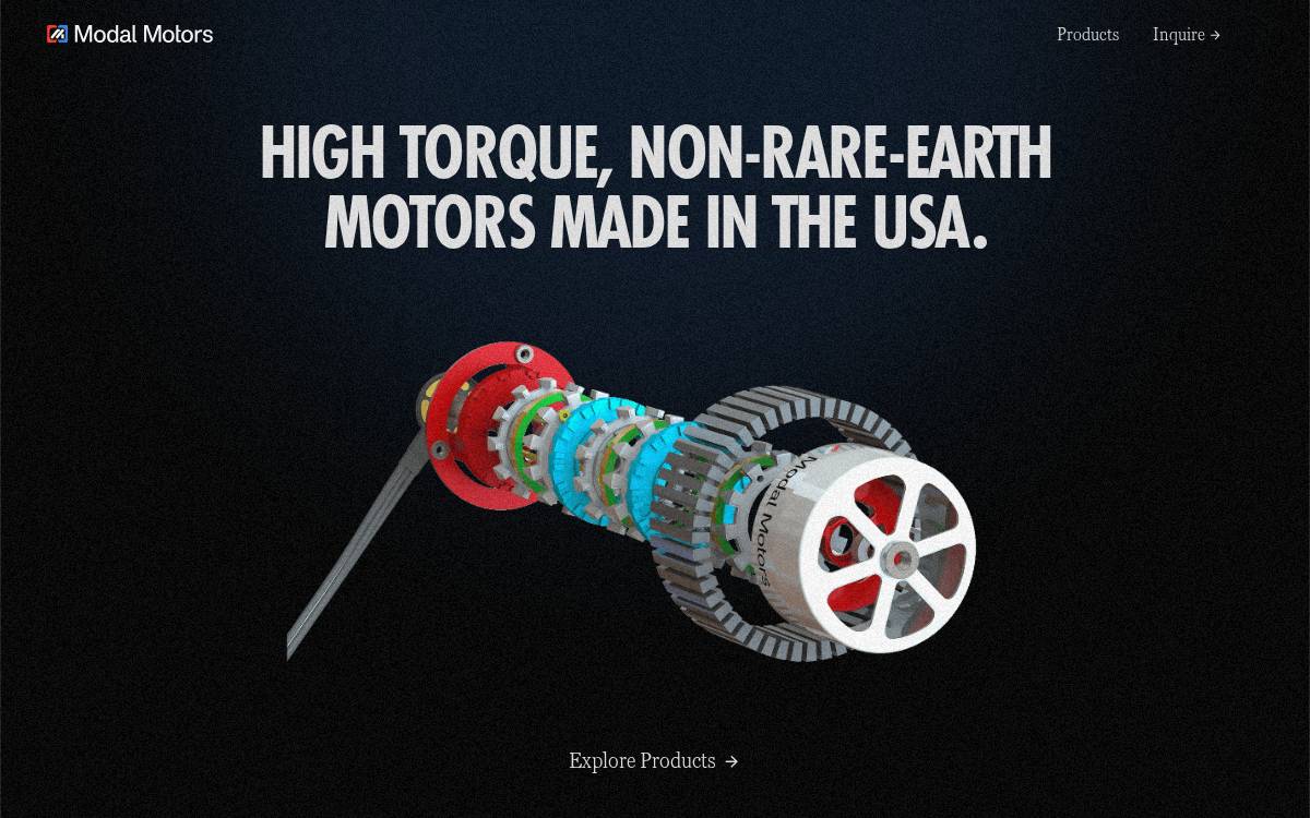 Modalmotors website preview