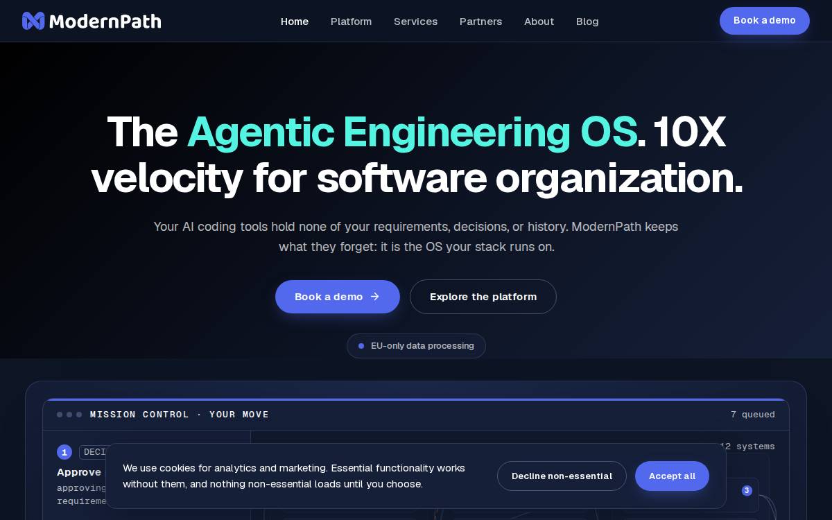 Modernpath website preview