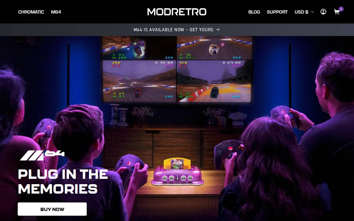 ModRetro website preview