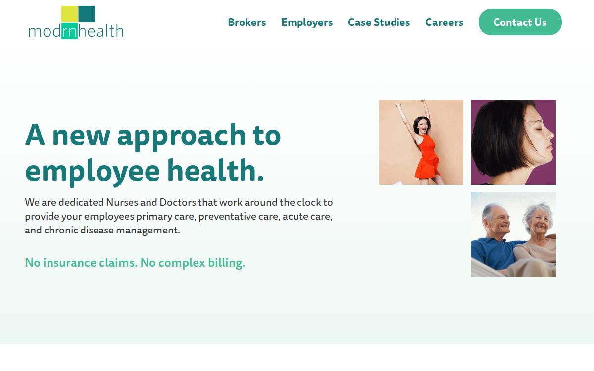 ModRN Health website preview