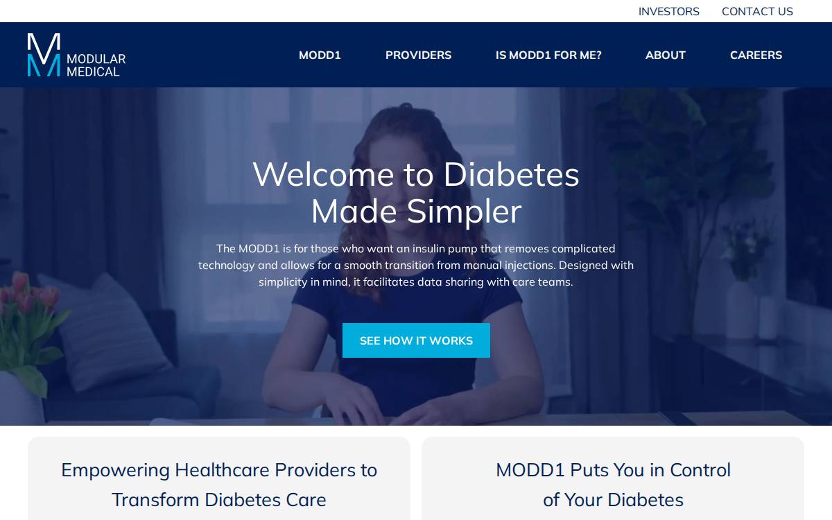 Modular Medical website preview