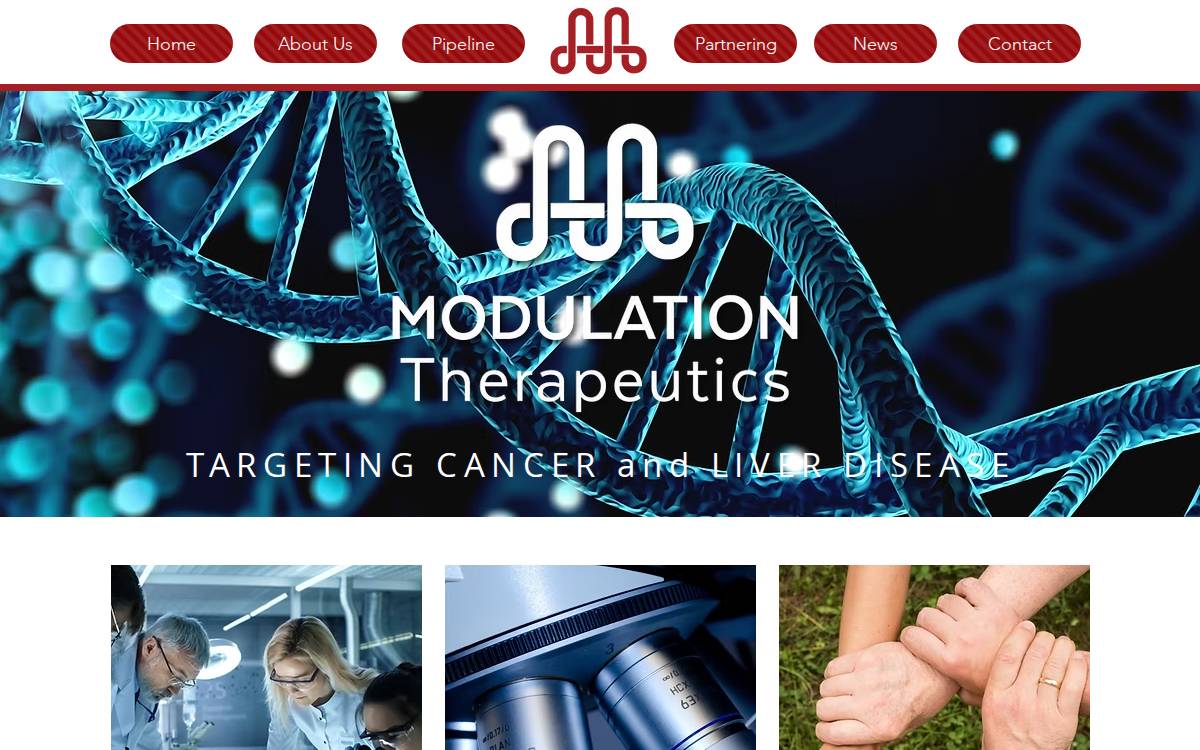 MODULATION THERAPEUTICS, INC. website preview