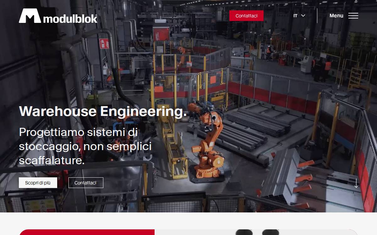 Modulblok website preview
