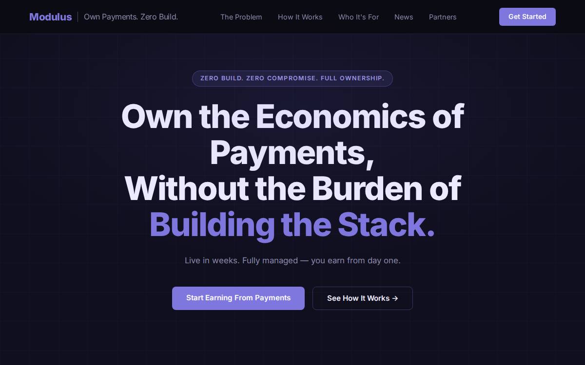 Moduluslabs website preview