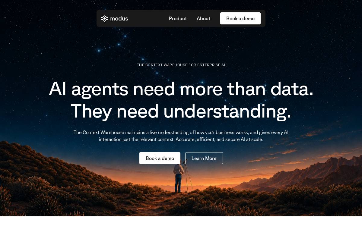 Modus Technologies website preview