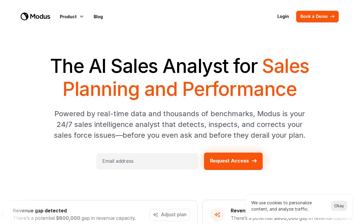 Modus website preview
