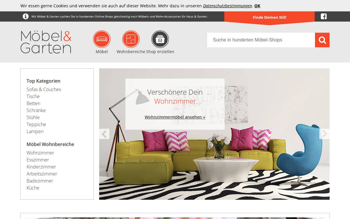 Moebel Und Garten website preview