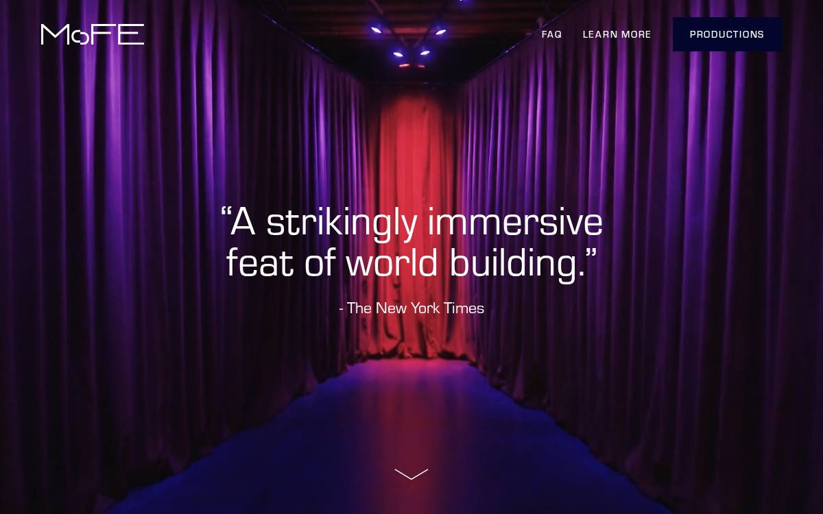 MoFE website preview