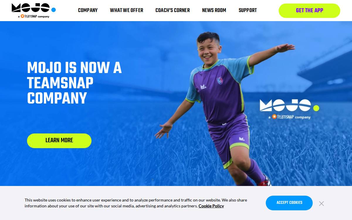 Mojo website preview
