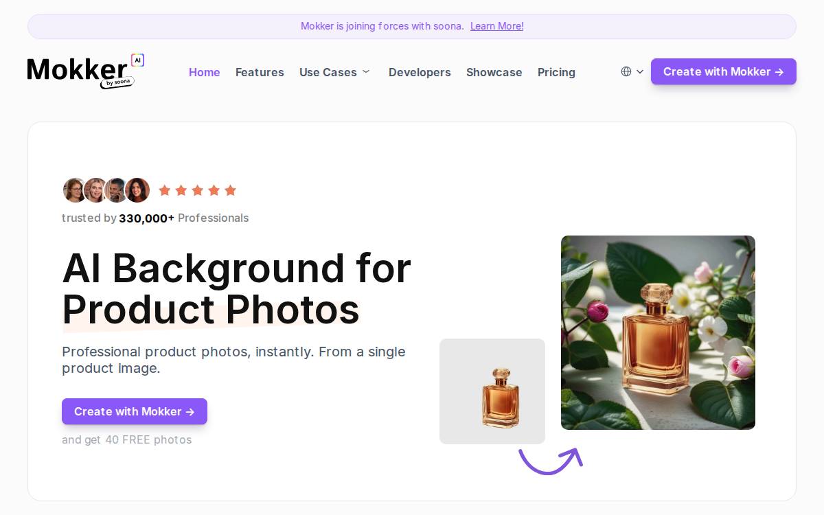 Mokker website preview