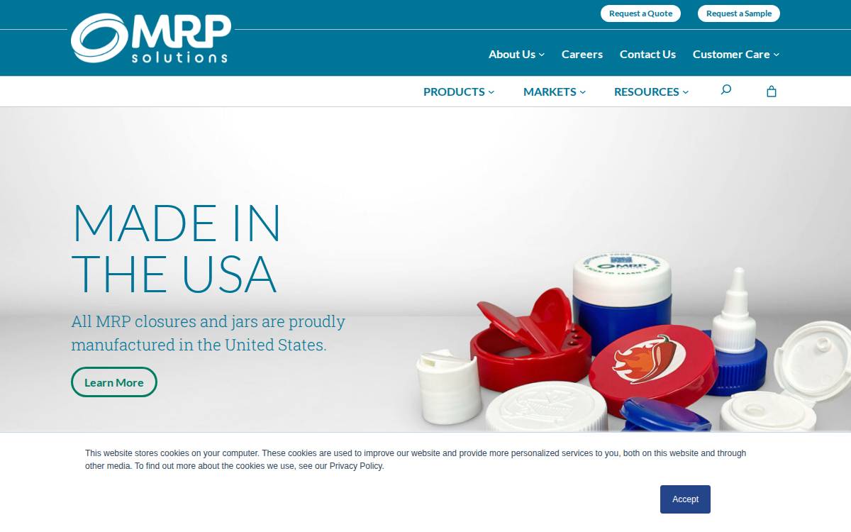 Mold-Rite Plastics website preview