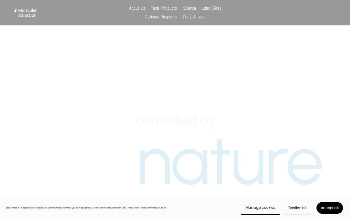 Molecular Attraction website preview