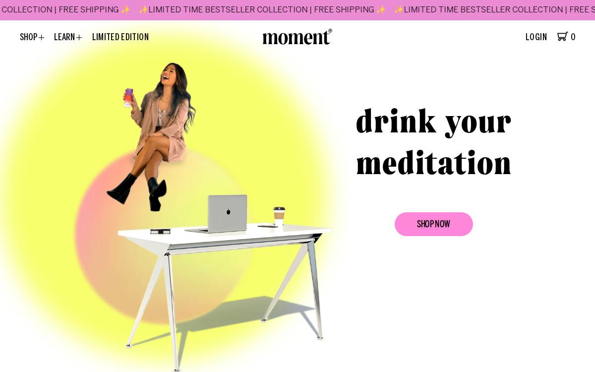 Moment website preview