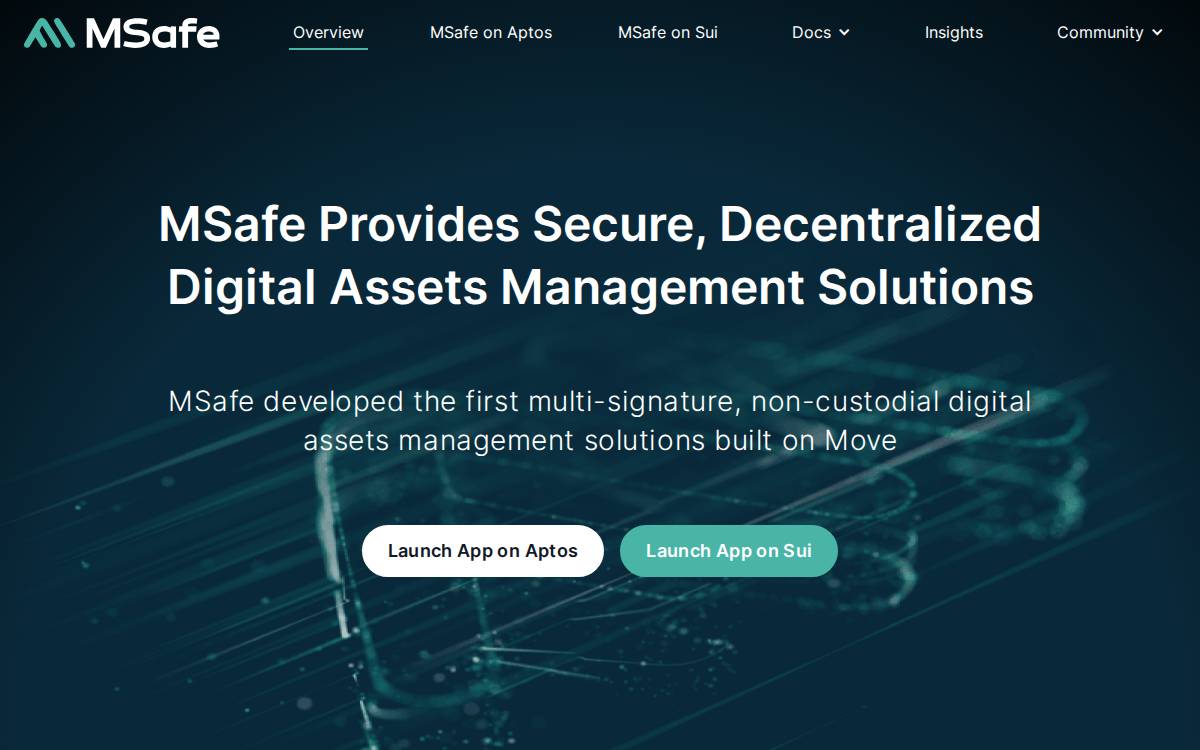 Momentum Safe website preview