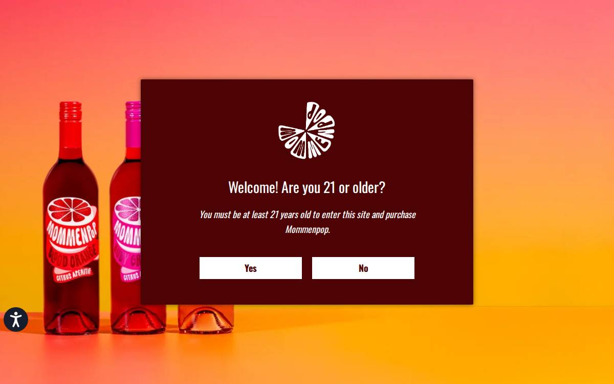 Mommenpop website preview