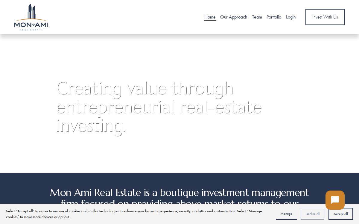 Mon Ami Real Estate website preview